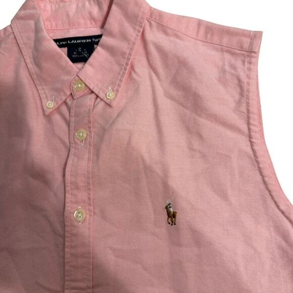 Polo Ralph Lauren pink polo tank top new with tags size 10 - Picture 3 of 4